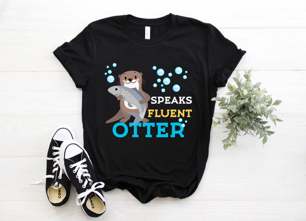 Funny Otter Lover T-shirt, Cute Sea Otters Birthday Gift Tshirt, Funny Vintage Baby Otter Marine Animals Fan Party Present Youth Tee Shirts.jpg