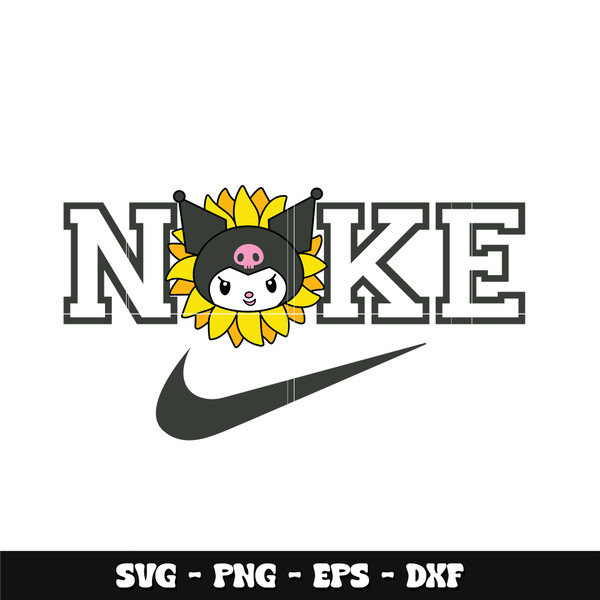 Nike Sunflower Kuromi Svg