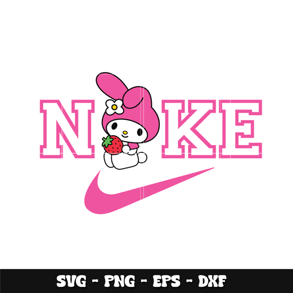 My Melody Nike Pink Svg