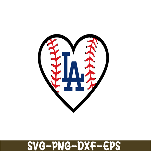 MLB011223135-The Heart Of Los Angeles SVG, Major League Baseball SVG, MLB Lovers SVG MLB011223135.png