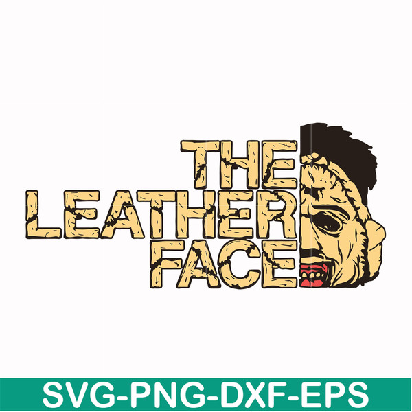HLW0172-The leather face svg, png, dxf, eps digital file HLW0172.jpg
