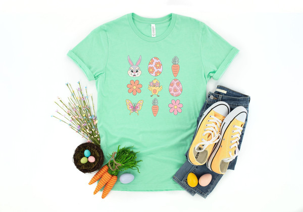 Happy Easter Elements shirt, Women Easter shirt, Cute Easter shirt, Easter shirt, Happy Easter, Easter bunny shirt, Bunny shirt, Easter Gift.jpg