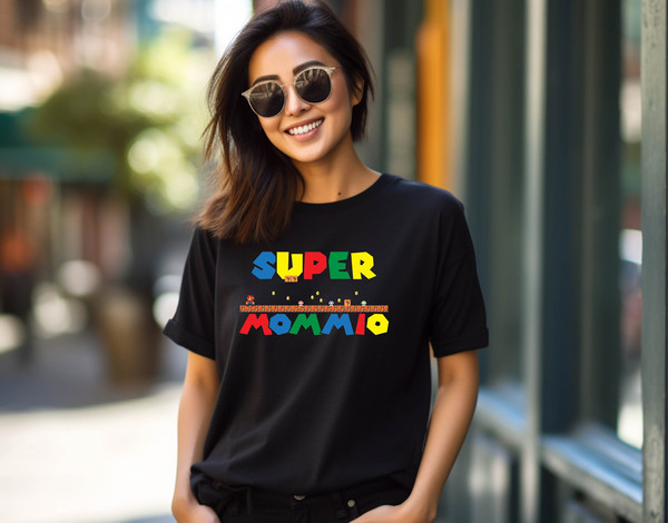 Super Mommio Shirt - Funny Mom T-shirt, Mother's Day Shirt, Super Mom Shirt, Gift For Mom - Super Daddio Shirt, New Mom Shirt.jpg