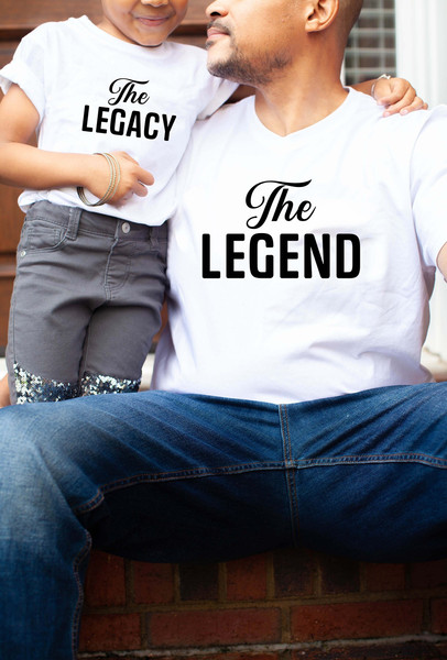 The Legend The Legacy Shirts,Father's Day Shirt,Daddy and Me Shirts,The Legend Shirt,The Legacy Shirt,Father's Day Gift,Matching Family Tees.jpg