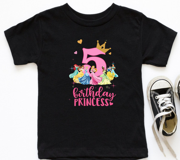 Disney princess birthday shirt, disney birthday shirt, girl birthday shirt, birthday shirt, disney shirt, 1st birthday, 5 th birthday shirt.jpg
