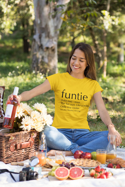 Funtie Definition Shirt, Auntie Shirts, Aunt T Shirt, Mother's Day TShirt, Gift For Aunt, Aunt Birthday Shirt, Funny Aunt Tee, Aunt Gift ZW.jpg