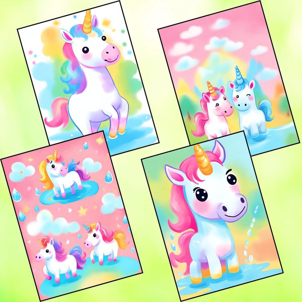 Cute Unicorn Reverse Coloring Pages 4.jpg
