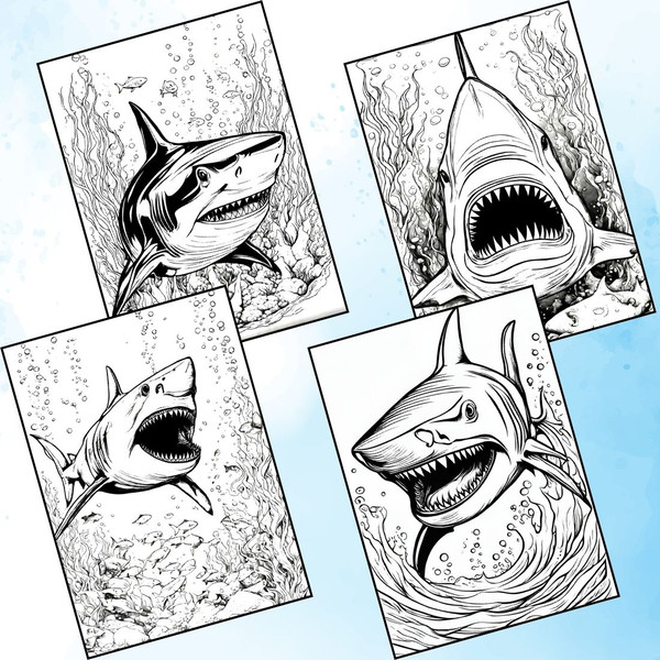 Engaging Shark Coloring Pages for Fun and Learning 2.jpg