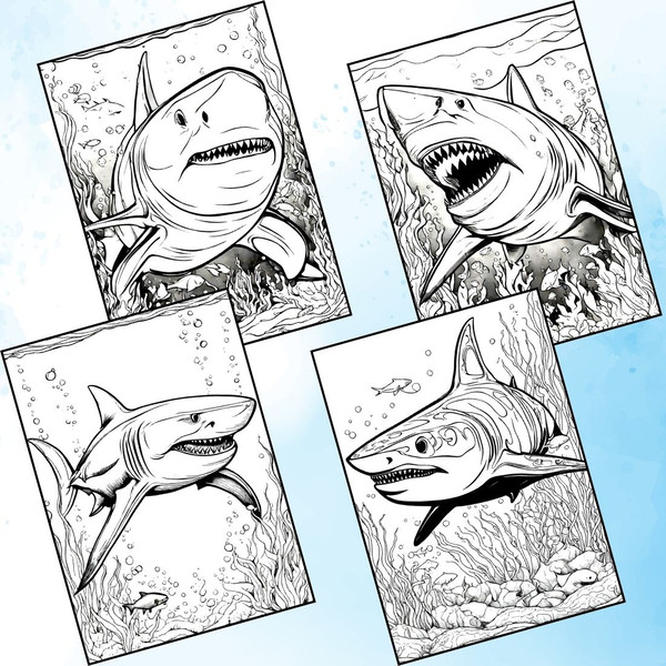 Engaging Shark Coloring Pages for Fun and Learning 3.jpg