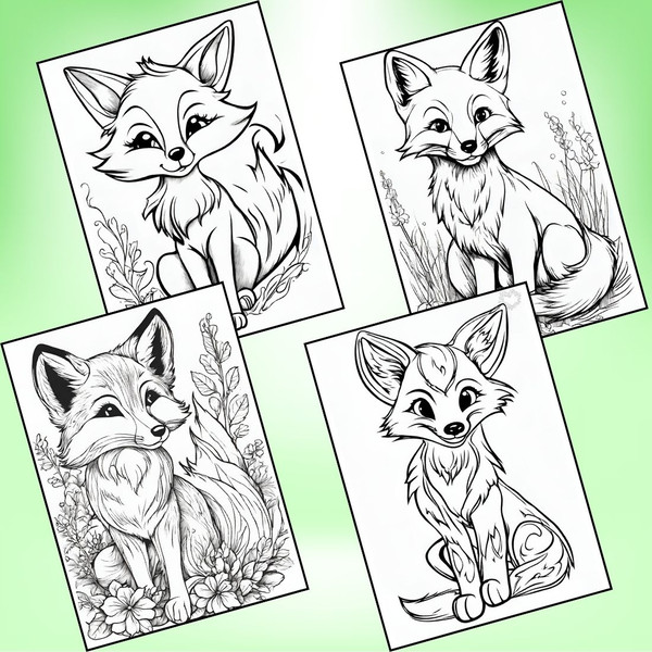 Cute Fox Coloring Pages 3.jpg