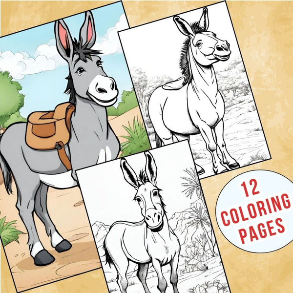 Donkey Coloring Pages 1.jpg
