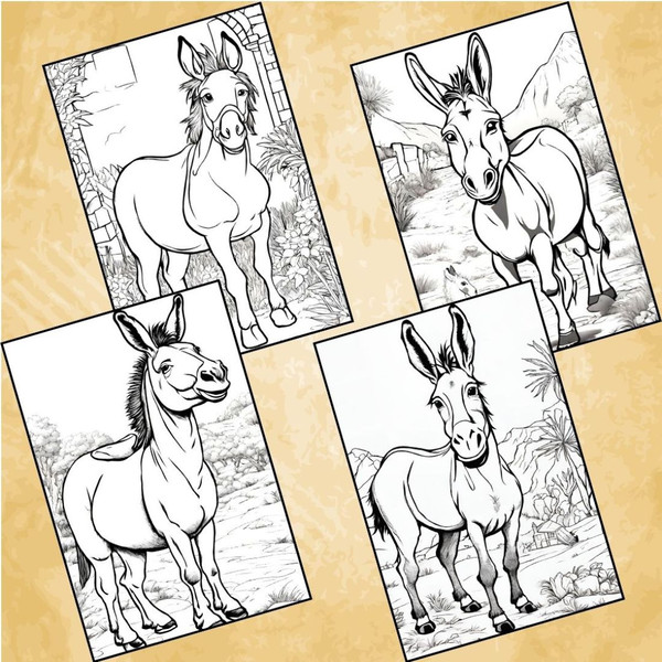 Donkey Coloring Pages 2.jpg