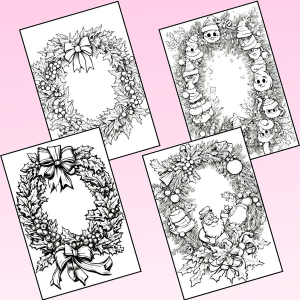 Pretty Christmas Reef Coloring Pages 3.jpg