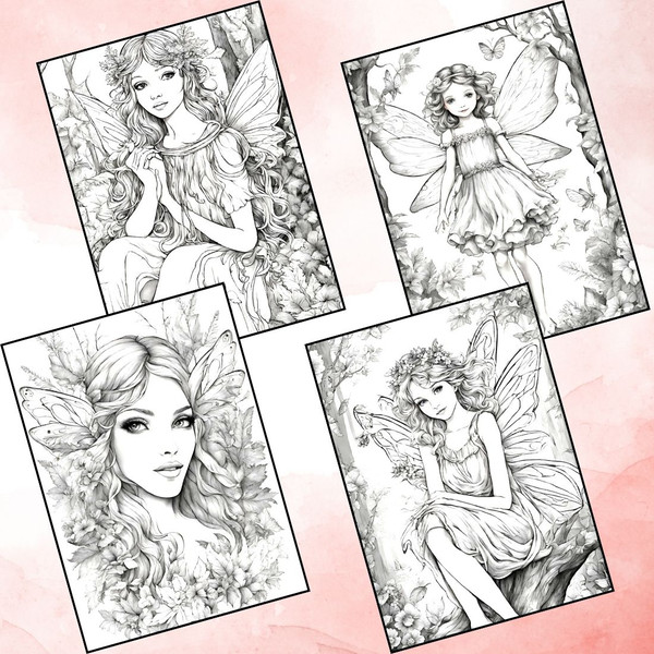 Forest Fairies Coloring Pages 3.jpg