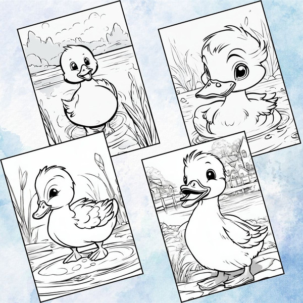 Cute Ducklings Coloring Pages 3.jpg