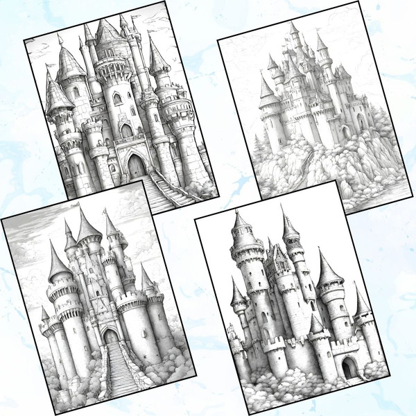 Medieval Castle Coloring Pages 4.jpg