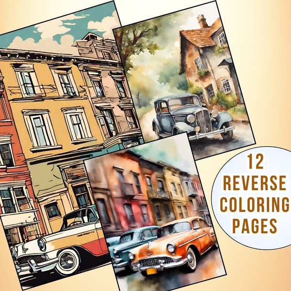 Vintage Cars Reverse Coloring Pages 1.jpg