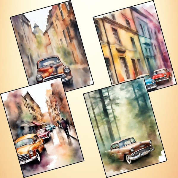 Vintage Cars Reverse Coloring Pages 2.jpg