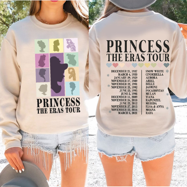 Princess The Eras Tour Disney Sweatshirt, Disney Trip Sweater , Christmas Sweater,Gifts for Sister,Gifts for Her,christmas sweatshirt 1.jpg