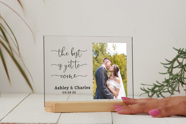 Custom Acrylic Photo Plaque - Anniversary Gifts - Newlywed Gift - First Anniversary - Gift for Her - Gift for Him - Engagement Gifts for Her.jpg