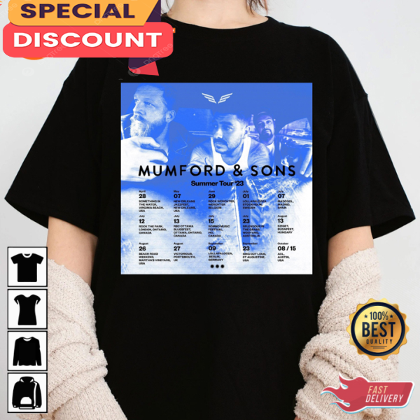 Mumford And Sons Tour Dates 2023 Music Concert T-shirt.jpg