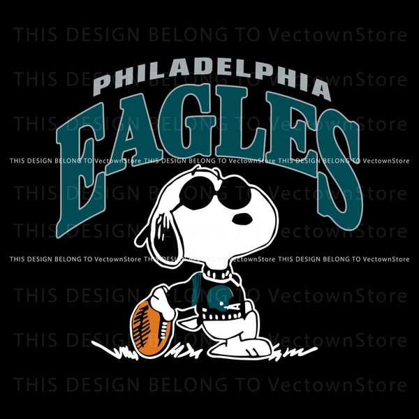 Vintage Snoopy Football Philadelphia Eagles SVG.jpg