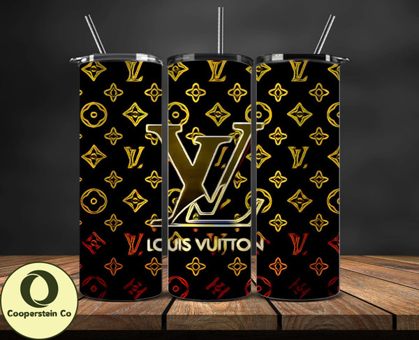 LV Tumbler Wrap, Lv Tumbler Png, Lv Logo, Luxury Tumbler Wraps, Logo Fashion Design 104  .jpeg