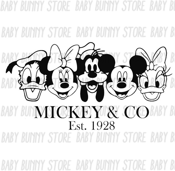 Mickeyy and Friends Svg Png .jpg