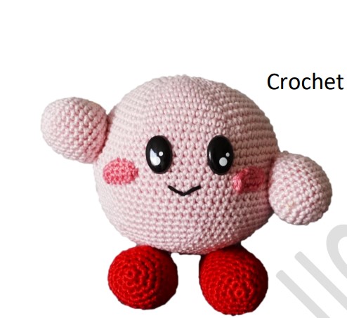 Crochet Pattern for Kirbi Amigurumi Crochet Patterns, Crochet Pattern.jpg