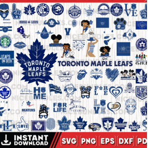 Toronto Maple Leafs Team Bundles Svg, Toronto Maple Leafs Svg, NHL Svg, NHL Svg, Png, Dxf, Eps, Instant Download.png