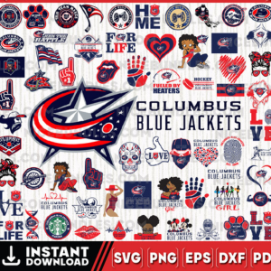 Columbus Blue Jackets Team Bundles Svg, Columbus Blue Jackets Svg, NHL Svg, NHL Svg, Png, Dxf, Eps, Instant Download.png