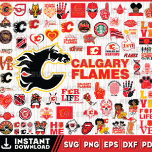 Calgary Flames Team Bundles Svg, Calgary Flames svg, NHL Svg, NHL Svg, Png, Dxf, Eps, Instant Download.png