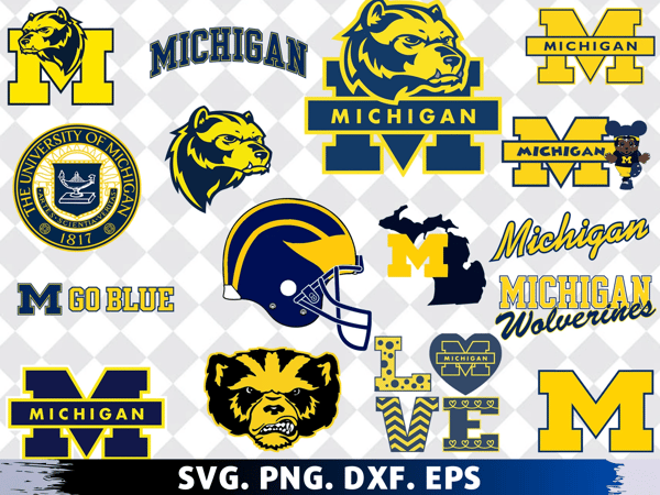 Digital Download, Michigan Wolverines svg, Michigan Wolverines logo, Michigan Wolverines clipart, Wolverines png  .png