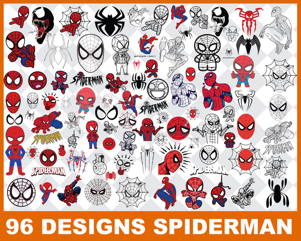 Spider Man Svg, Bundle Spiderman Svg ,Logo Brand Svg, Famous Logo SVG  .jpeg