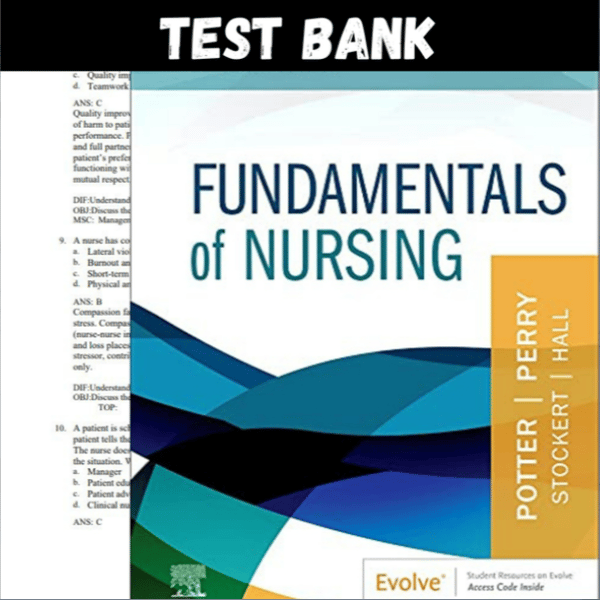 Latest 2023 Fundamentals of Nursing 11th Edition by Potter Perry Test bank  All Chapters (1).PNG