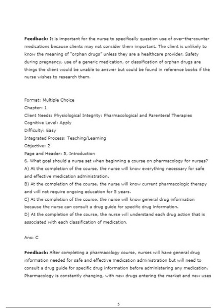 Latest 2023 Karch's Focus on Nursing Pharmacology 9th Edition by Rebecca Tucker Test Bank  All Chapters Included (6).JPG
