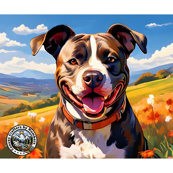 Paint by Numbers Kit - American Pit Bull Terrier.jpg