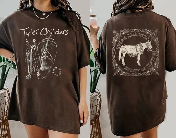 Rustin In The Rain T-shirt, Album Tyler Childers Shirt, Retro Western Shirt.jpg