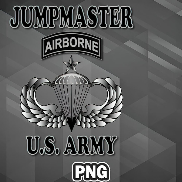 VT0607230739455-Army PNG Jumpmaster Senior Wings- US Army PNG For Sublimation Print.jpg