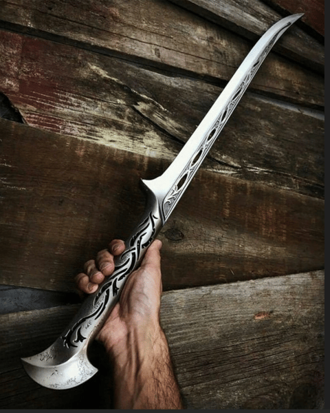 Thranduil Sword The Hobbit From The Lord of the Rings replica Sword Birthday day gift,Handmade sword, wedding gifts, anniversary gift.PNG