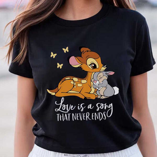 FF2301242148-Disney Bambi And Thumper Love Is A Song That Never Ends T Shirt.jpg