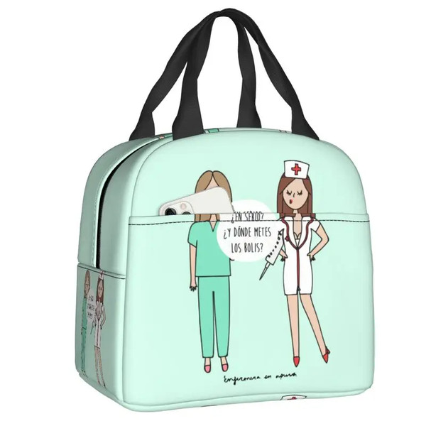 Enfermera En Apuros Doctor Nurse Lunch Bag Women_yy (10).jpg
