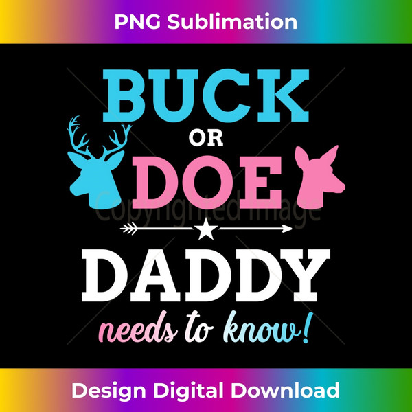PF-20240109-5298_Gender reveal buck or doe daddy matching baby party Long Sleeve 1367.jpg