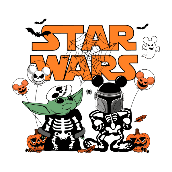 Star Wars Baby Yoda And Boba Fett Skeleton Halloween SVG File.png