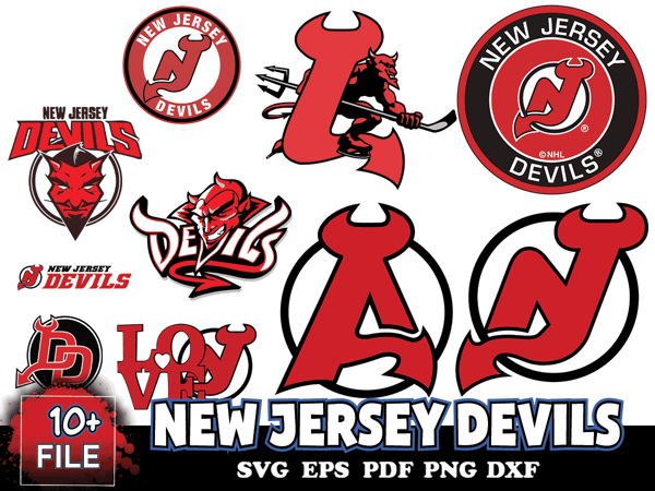 10 Files New Jersey Devils Svg Bundle, New Jersey Devils NHL Logo Svg.png
