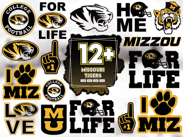 12 Files Missouri Tigers Football Svg Bundle, Missouri Tigers Logo Svg, Mizzou Svg.png