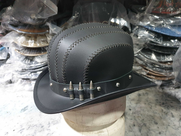 Steampunk Bowler Leather Top Hat (2).jpg