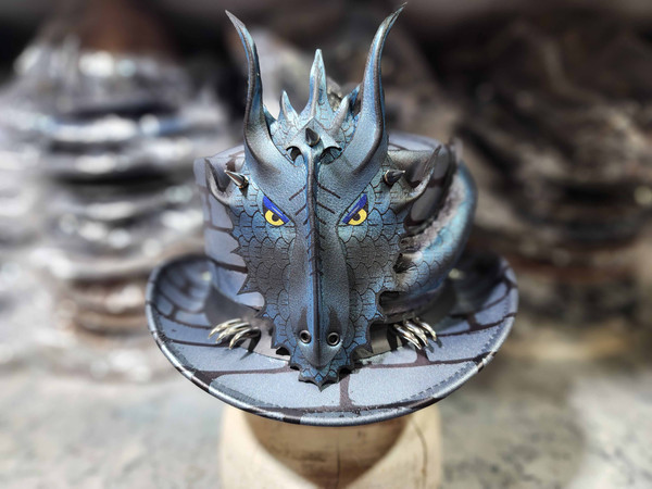 Dragon Of Darkness Leather Top Hat (3).jpg