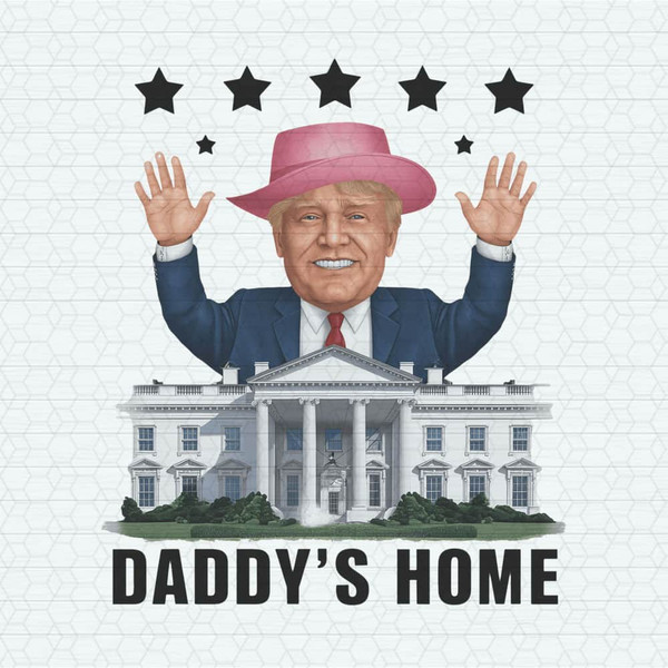 White House Daddys Home Trump Meme PNG.jpeg