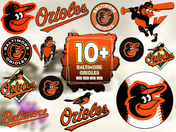 Baltimore Orioles Baseball SVG Bundle Craft Your Orioles Spirit!.png